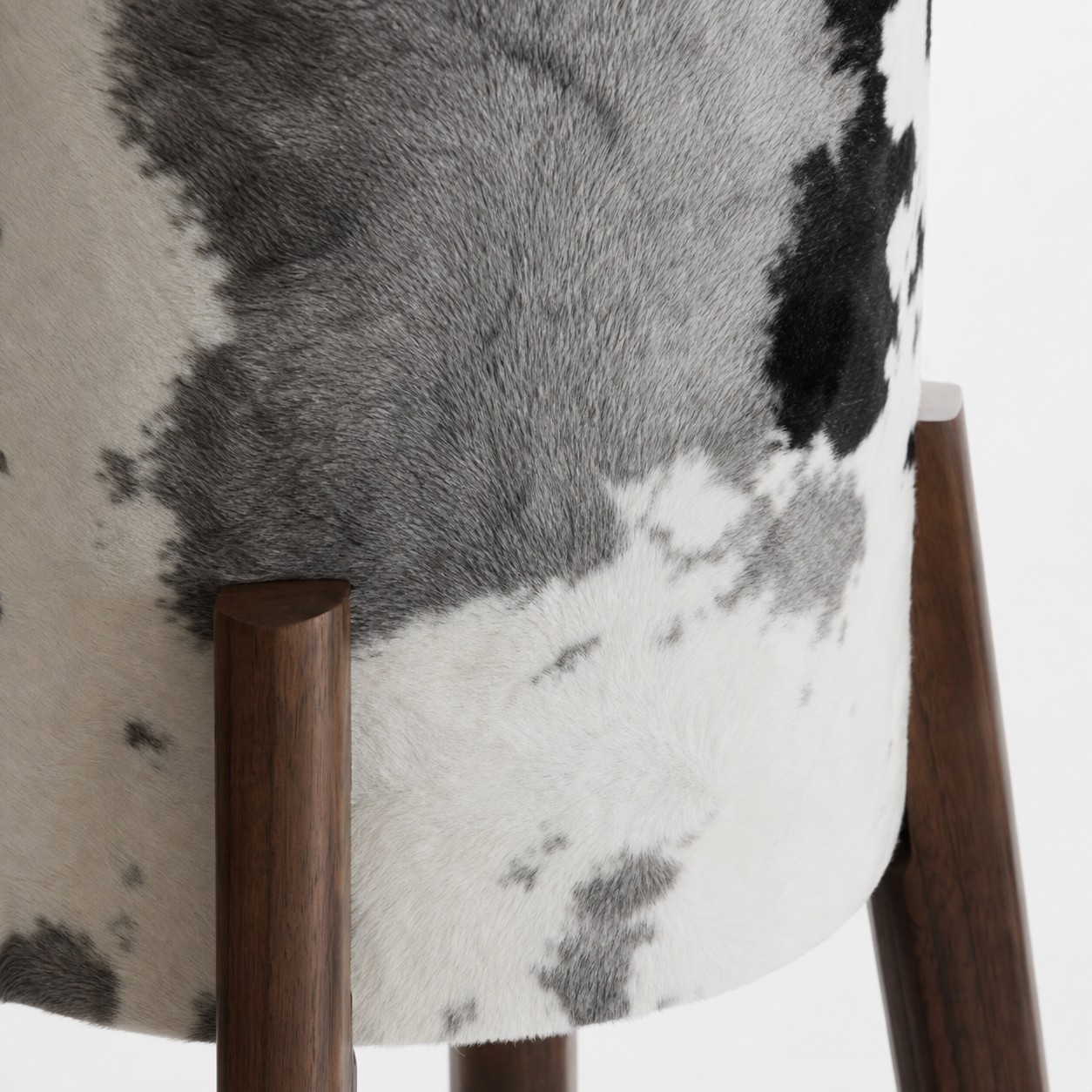 Vintage fabric cylinder floor lamp view 10