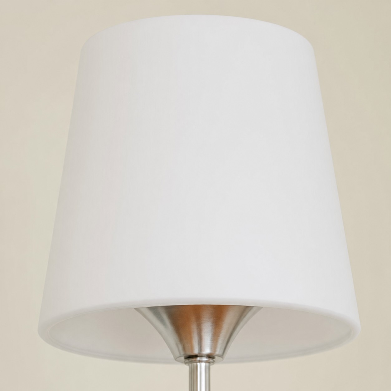 French Vintage Fabric Shade Chandelier